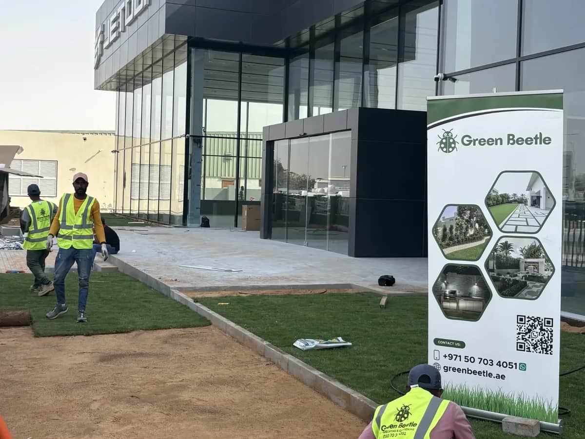 Grass Install project by Green Beetle Dubai 3
