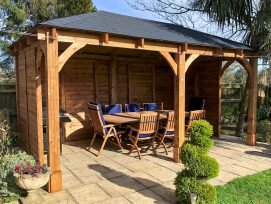 wooden gazebos